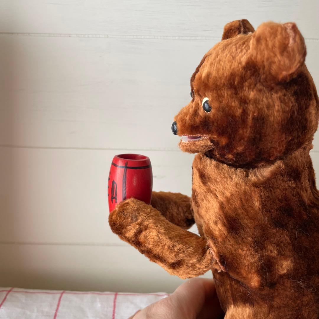 ヴィンテージ ゼンマイクマさん　箱付き￥41000→¥30000