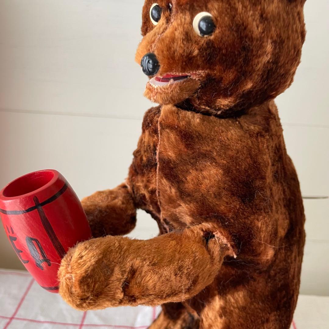 ヴィンテージ ゼンマイクマさん　箱付き￥41000→¥30000