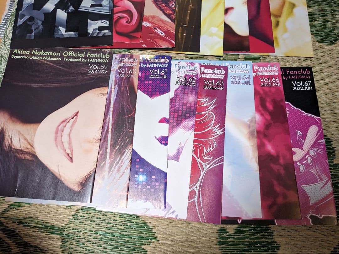 中森明菜　ファンクラブ会報【FAITHWAY 計26冊】