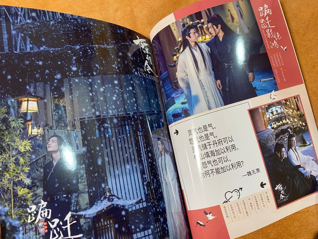 お得セット　陳情令　博君一肖 王一博肖戦「惊鸿」歌詞写真集　音楽CD別売り可能