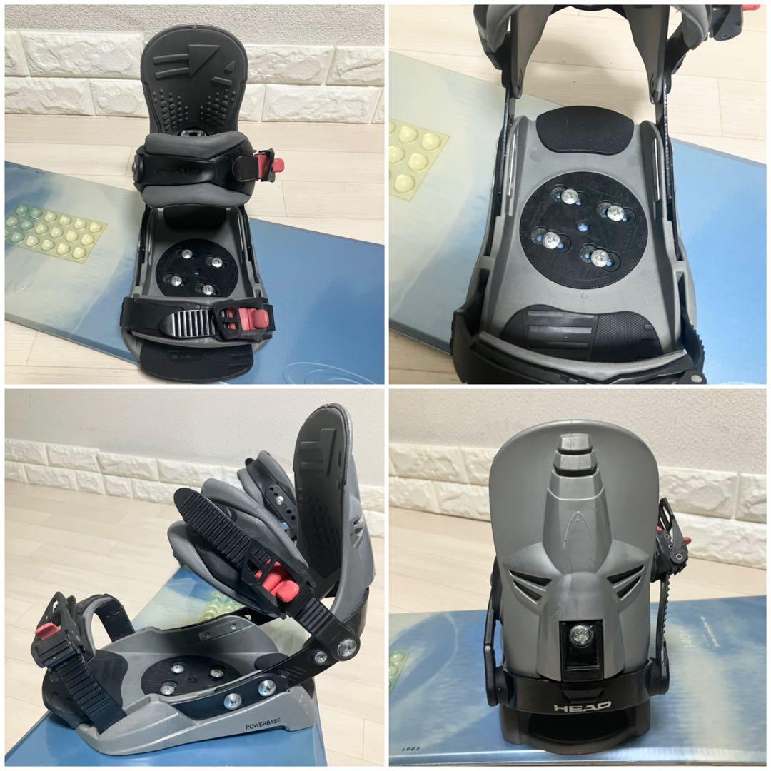 バック付/SALOMON サロモンスノーボードセット140cm/HEADバインM