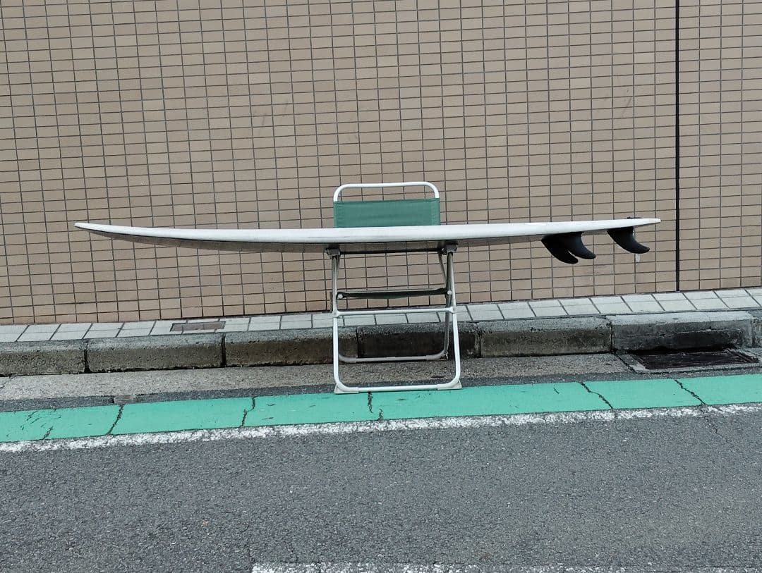 ファンボードソフトボードロングボード8.0クロコダイルスキン 横浜市南区引き取り