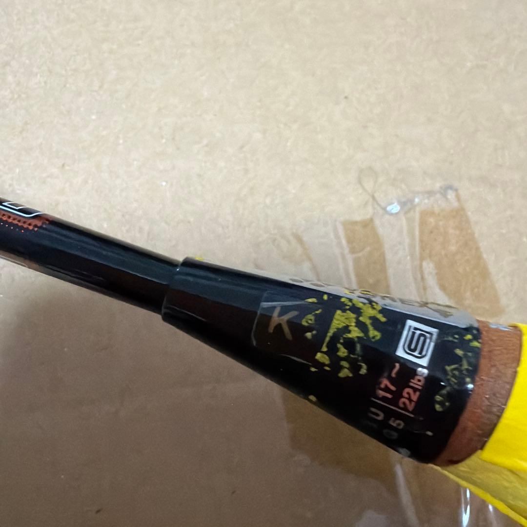 傷あり　YONEX Muscle Power 50 赤　バドミントンラケット