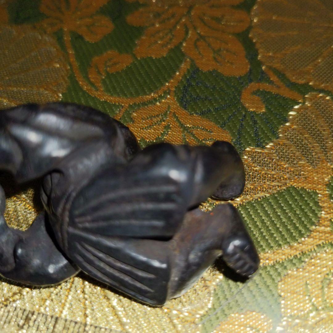 【最終価格】骨董　書道　古銅製　唐子鎮紙