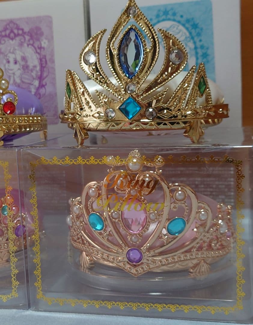 アナと雪の女王 ラプンツェル アリエル ティアラ リングピロー 指輪　エルサ