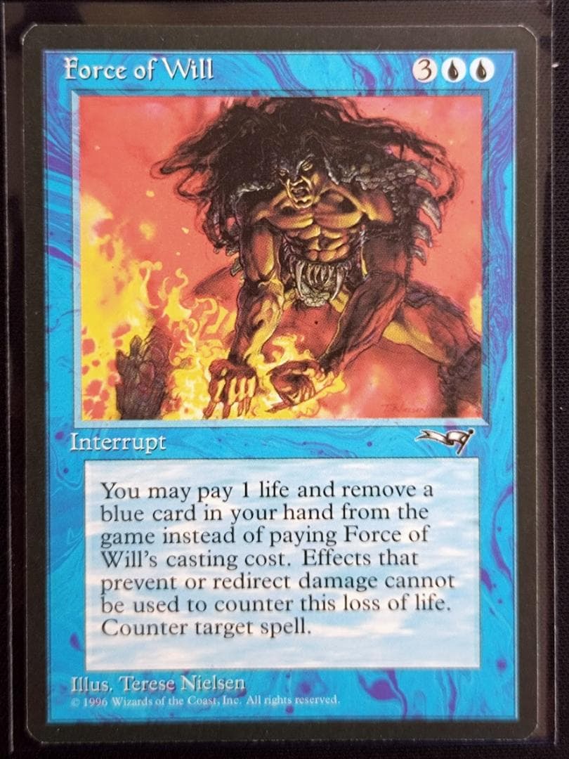 MTG Force of Will/意志の力 英語 4枚セット アライアンス