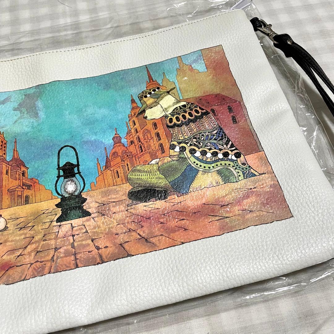 ［新品未使用］米津玄師　帰りの会　犬と猫　ビッグクラッチ　　　ポーチ　バッグ