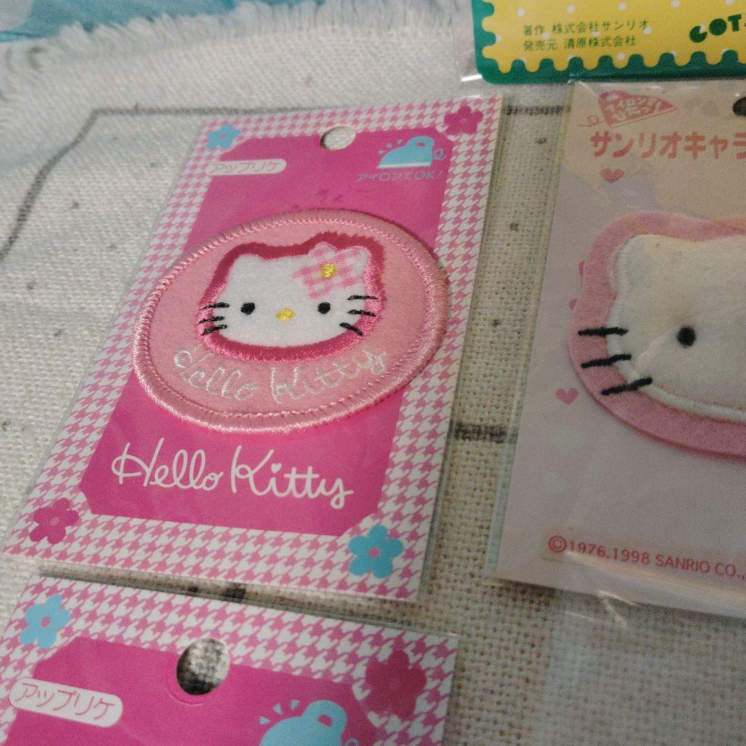 キティ　アップリケ　ワッペン　レトロ　ヴィンテージ　刺繍　まとめ