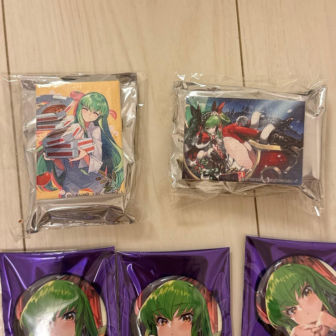 コードギアス Ｃ.Ｃ. 缶バッジ ブロマイド ポストカード ギアジェネ ロススト