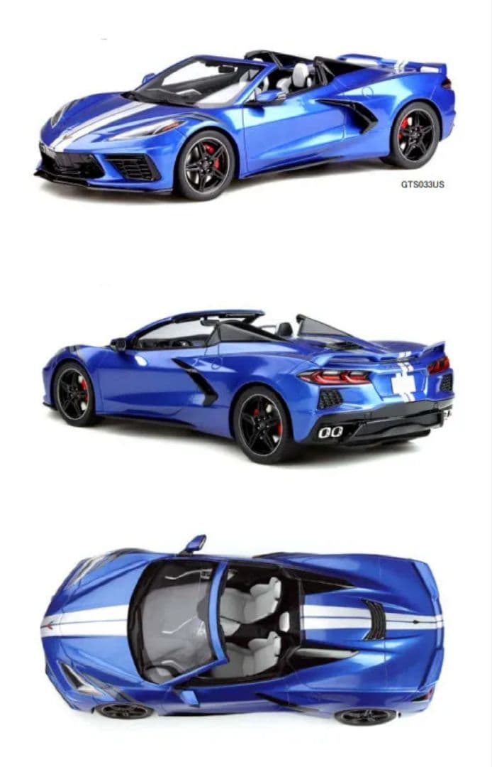 1/18 シボレー コルベット スティングレイ コンバーチブル 2021