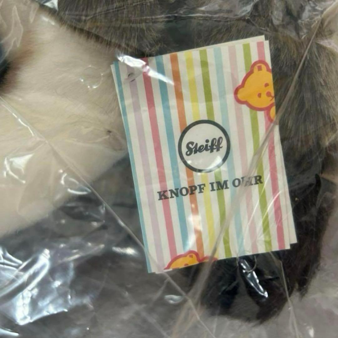 シュタイフオオカミ おおかみぬいぐるみ　オオカミ　狼　正規品シュタイフ　出産祝い