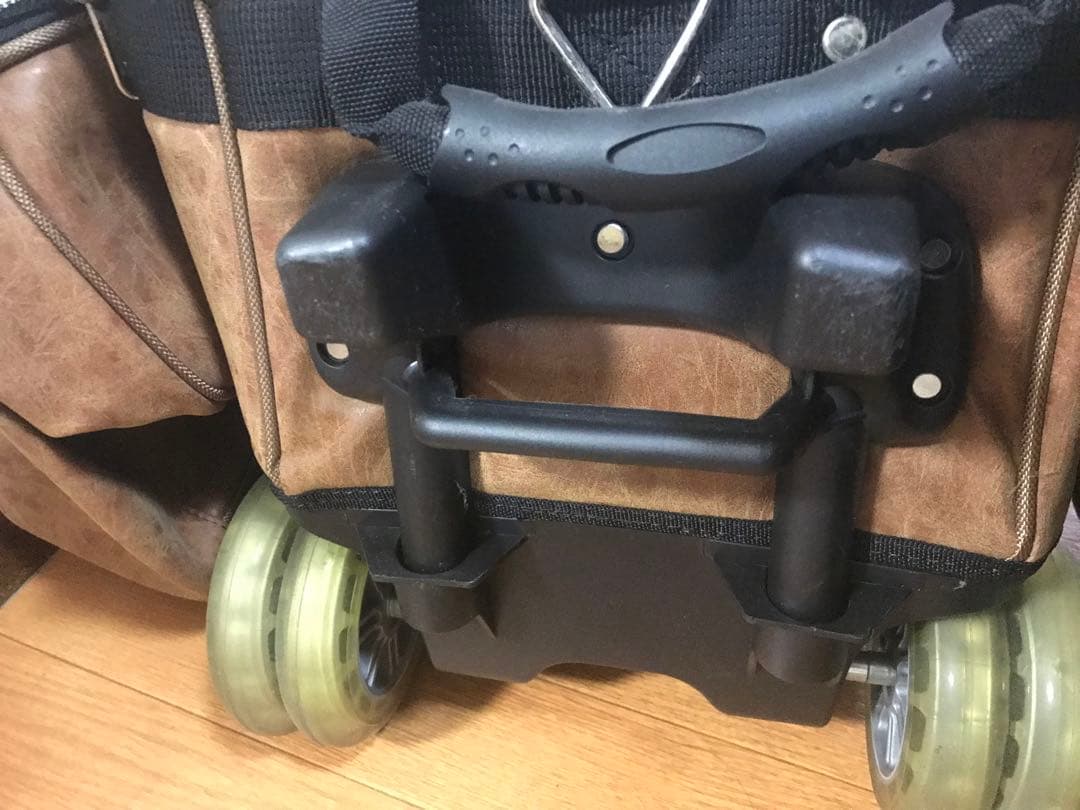 【廃盤品】未使用 ブランズウィック　3ボールバッグ　ブラウン　キャリーバッグ