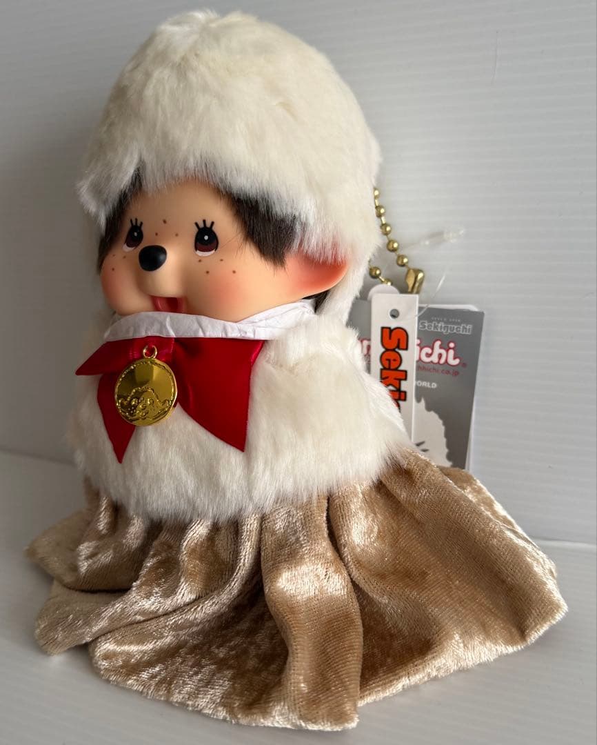 メ*0様 モンチッチFurMonchhichi CharmMascotBeige