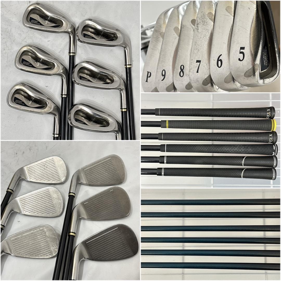 メンズ右利き初心者用　ゼクシオ　4＆6＆8代目　ゴルフクラブセット　W-2554