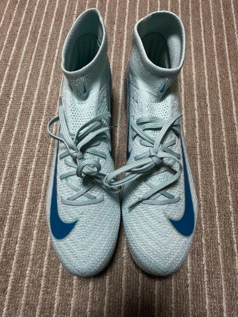 Nike サッカーシューズ ハイカット ライトブルー