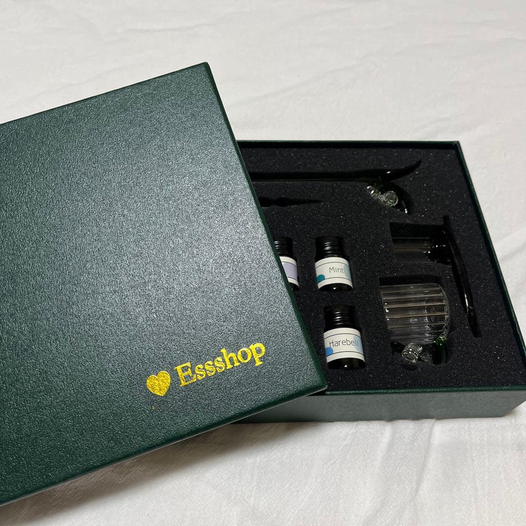 ベルランガラスペン レインボークリスタルガラス ペン+インク12本セット万年筆