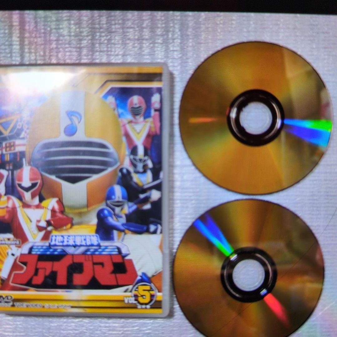地球戦隊.ファイブマン。DＶD全5巻セット。