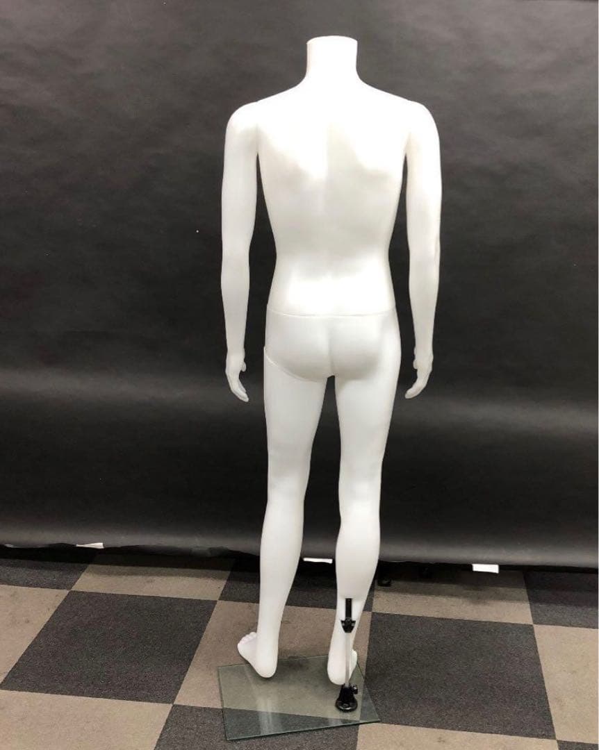 【希少サイズ】男性用　ホワイトマネキン トルソー