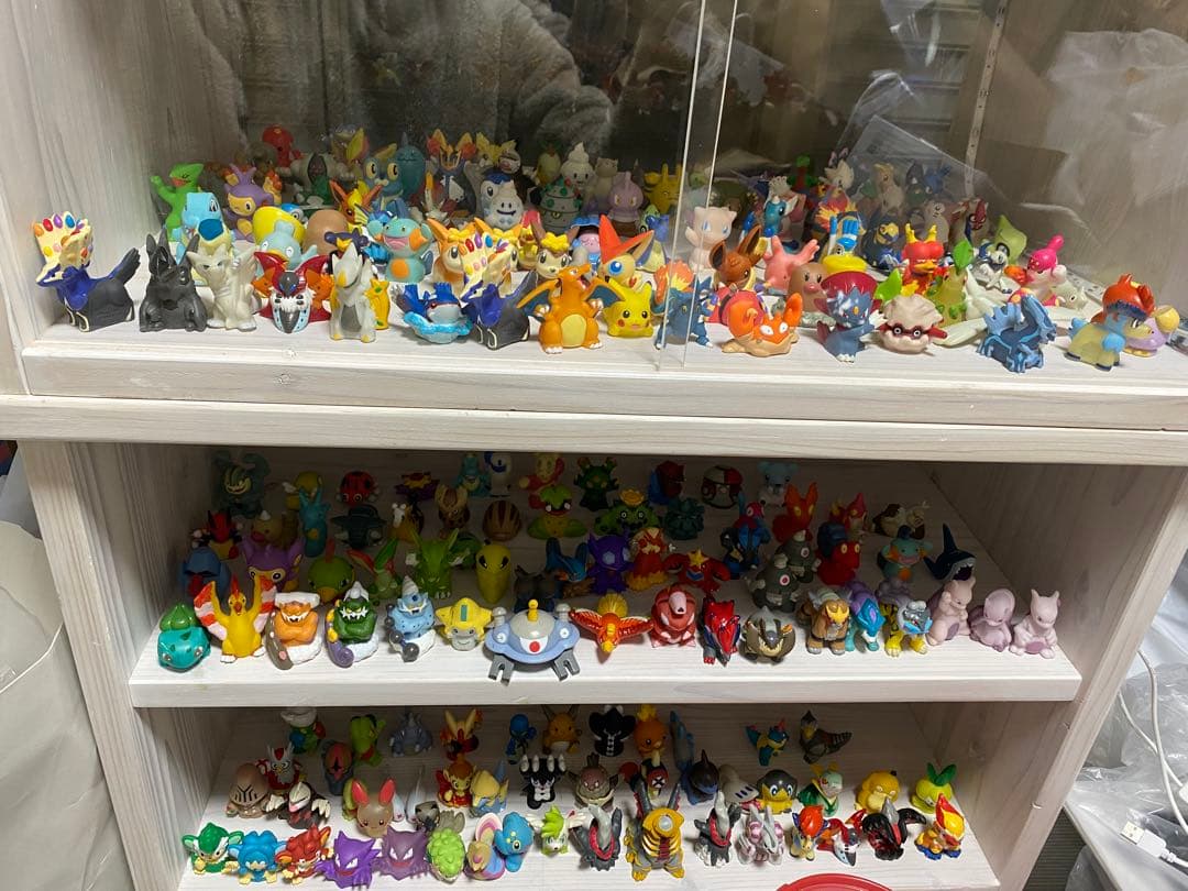 【希少1つ約200円換算】ポケモン　初期　指人形　モンコレ　約500体近く