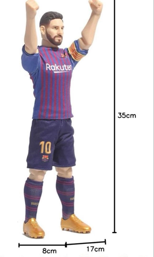 週末SALE‼️リオネル・メッシ FCバルセロナ公式 アクションフィギュア 10番