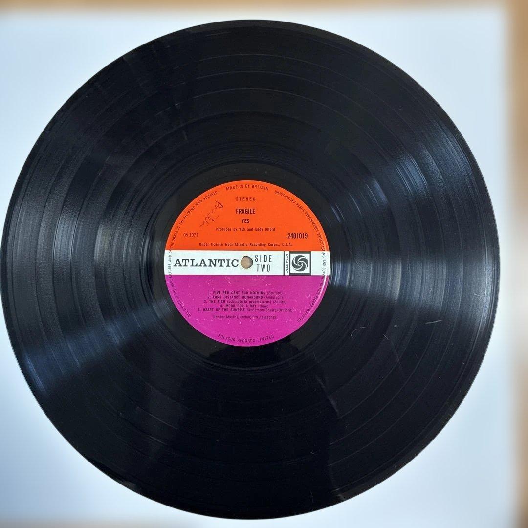 イエス 名盤 レコード こわれもの UKオリジナル盤