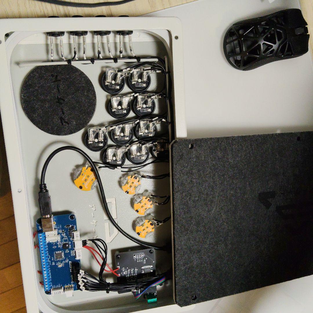 アーケードコントローラー LED付き USB接続