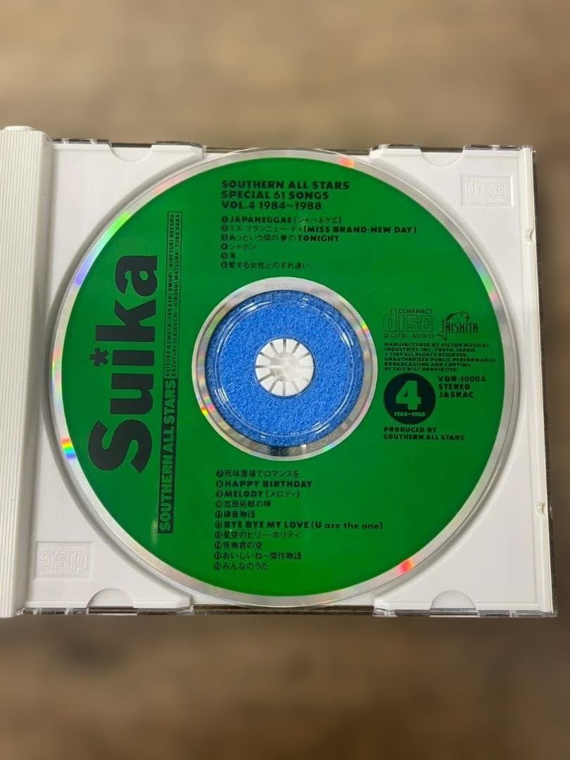 A◆サザンオールスターズ　ベスト4枚組　CD　SUIKA　缶　オリジナルグッズ付