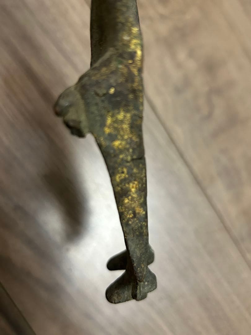 新羅金銅仏如来立像（統一新羅時代） 古銅製