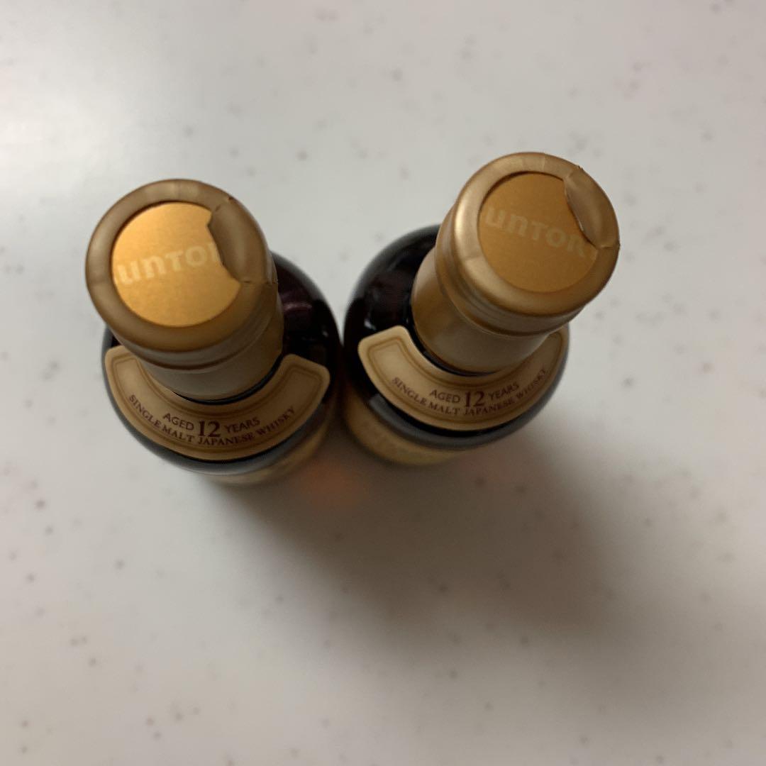 サントリー 山崎12年　ミニボトル　4本セット　未開栓