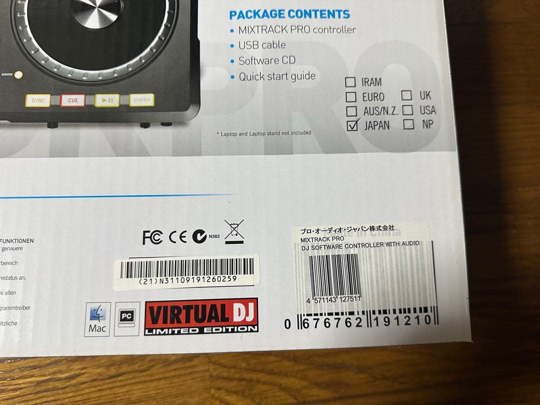 Numark MIXTRACK PRO DJコントローラー　動作未確認