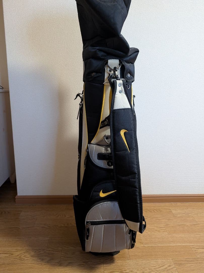 NIKE キャディバッグ ブラック/イエロー