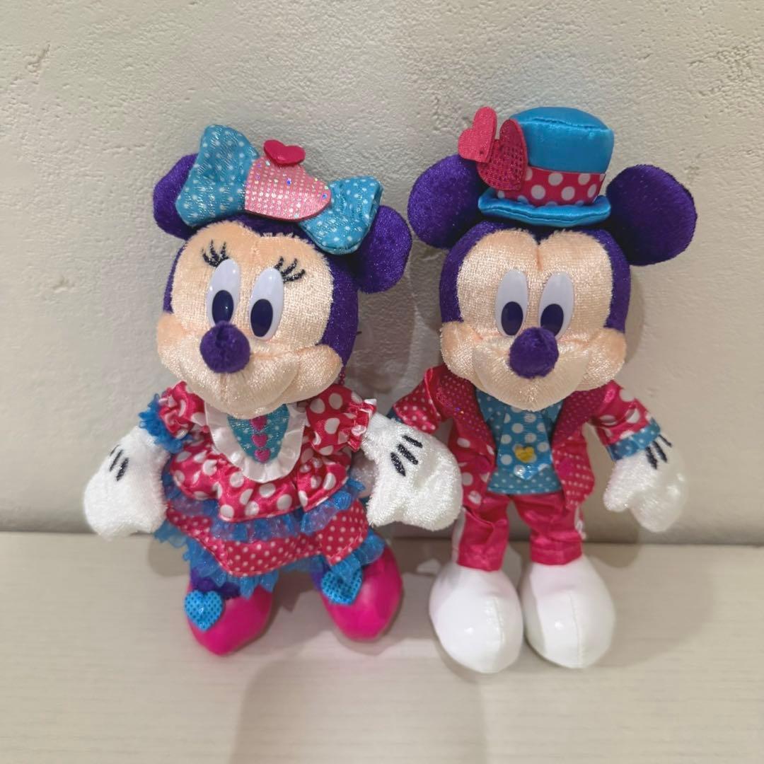 ミッキー　ミニー ぬいぐるみバッジ　セット　ぬいば　パルパル　ファンダーランド