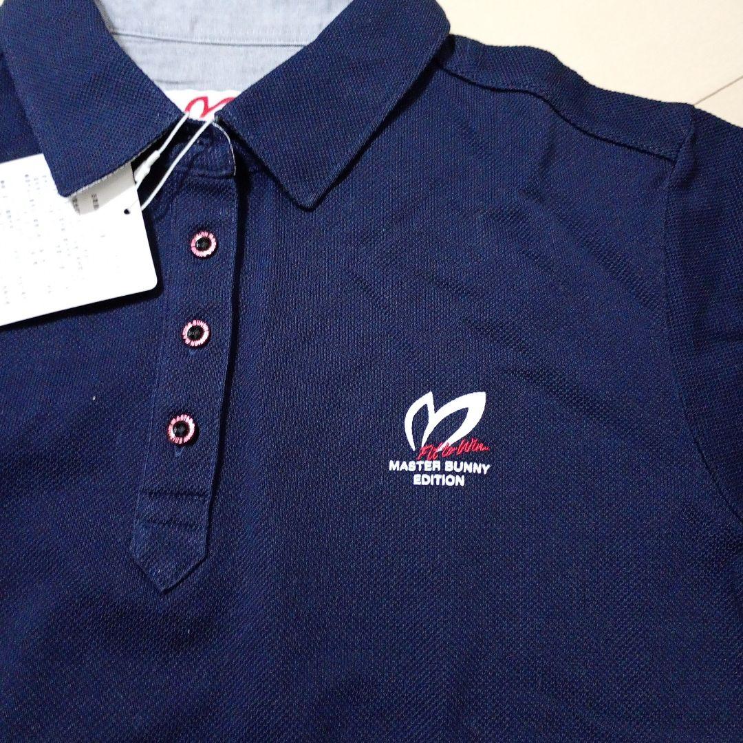 MASTER BUNNY EDITION レディースネイビー ポロシャツ