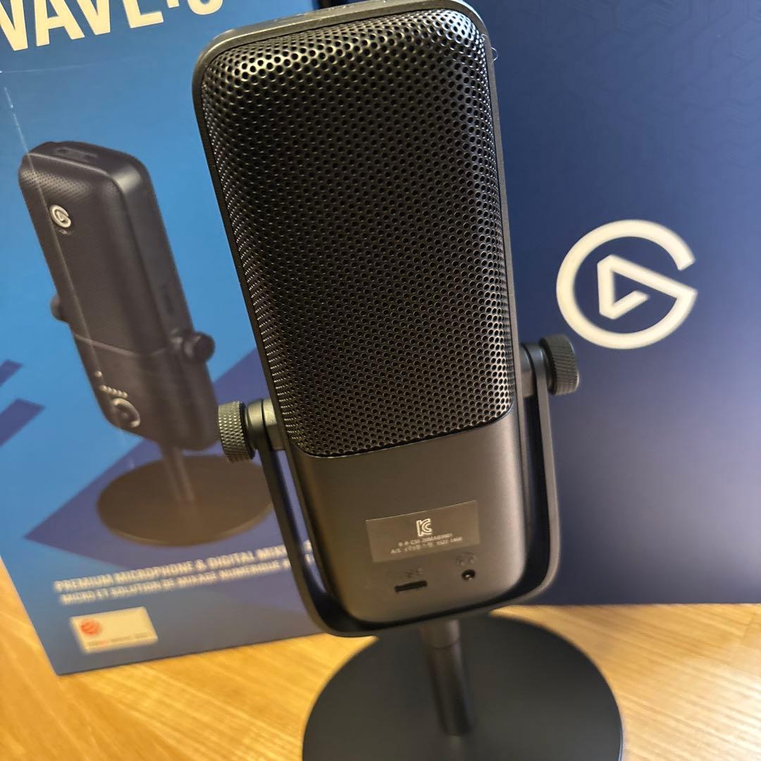 Elgato Wave:3 コンデンサーマイク ポップガード ショックマウント付