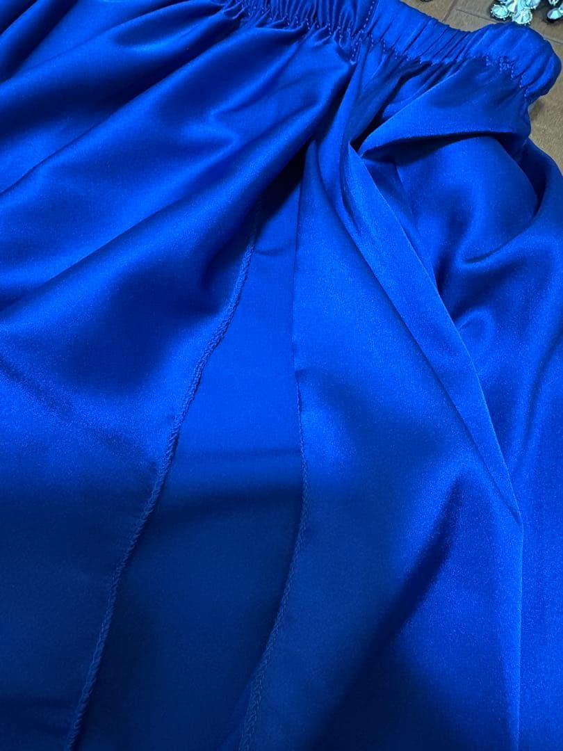 ベリーダンス 衣装 Sufel Boutique 青 メッシュ フュージョン