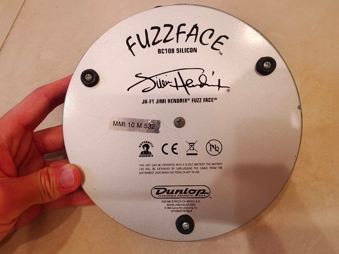 Jimi Hendrix Fuzzface JHF1 本体のみ