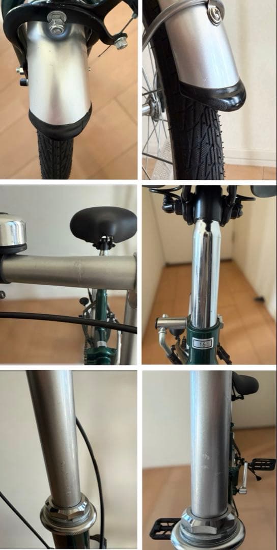 【送料込】ミムゴ・折りたたみ自転車 ・16インチ・未使用に近い