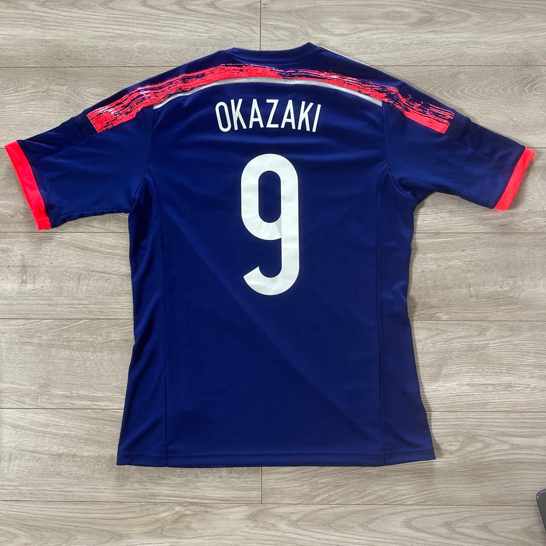 adidas サッカー日本代表　レプリカ　ユニフォーム　L 岡崎慎司