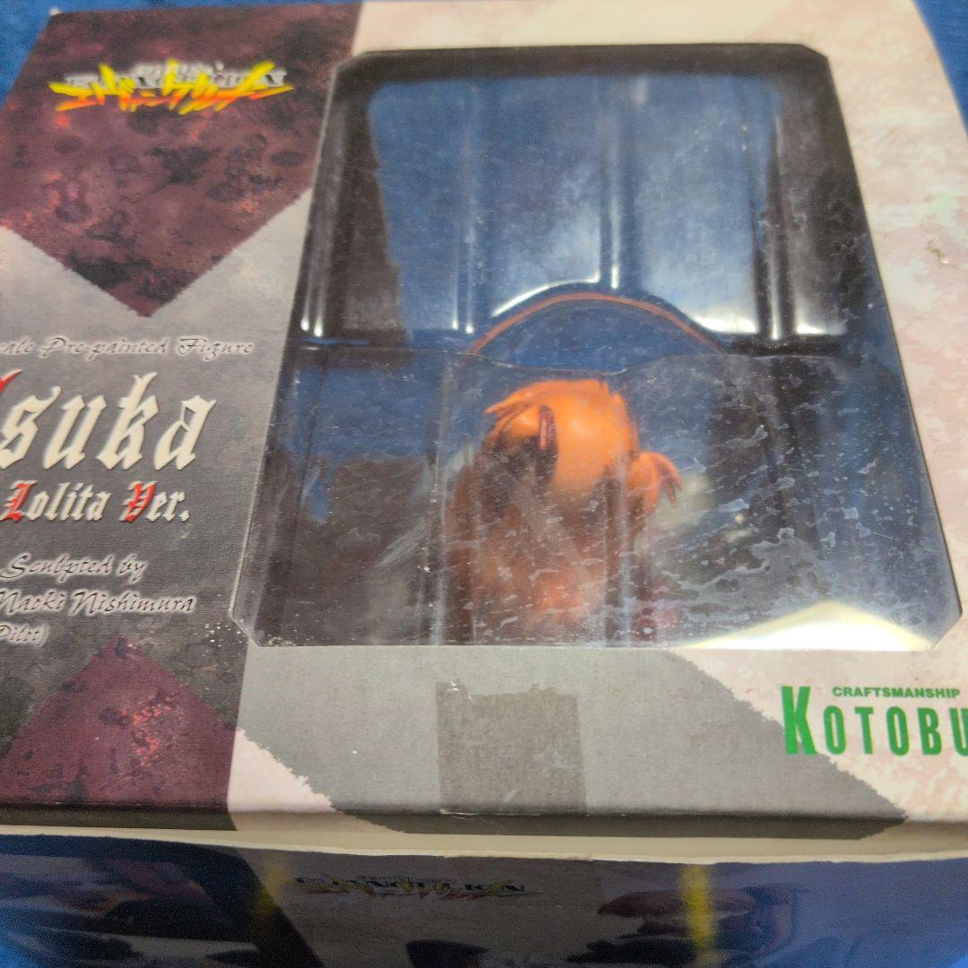 新世紀エヴァンゲリオン アスカ ゴスロリ　ver（赤)サンタ帽子付　外箱開封品