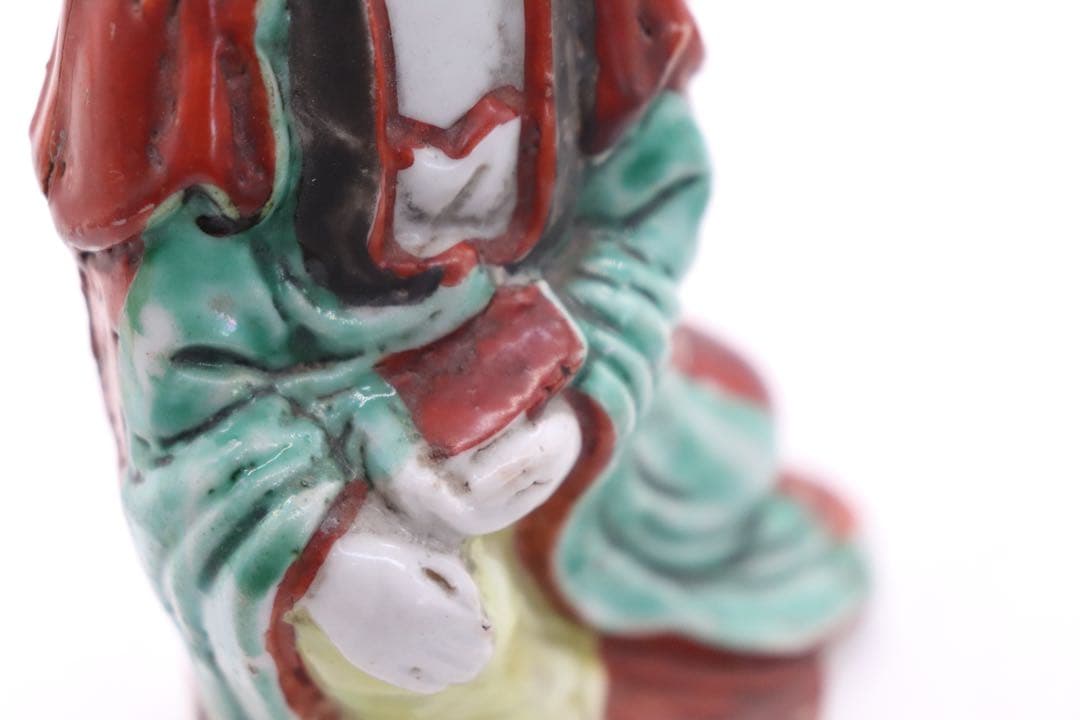 中国　清時代　粉彩　観音　送料込み1028