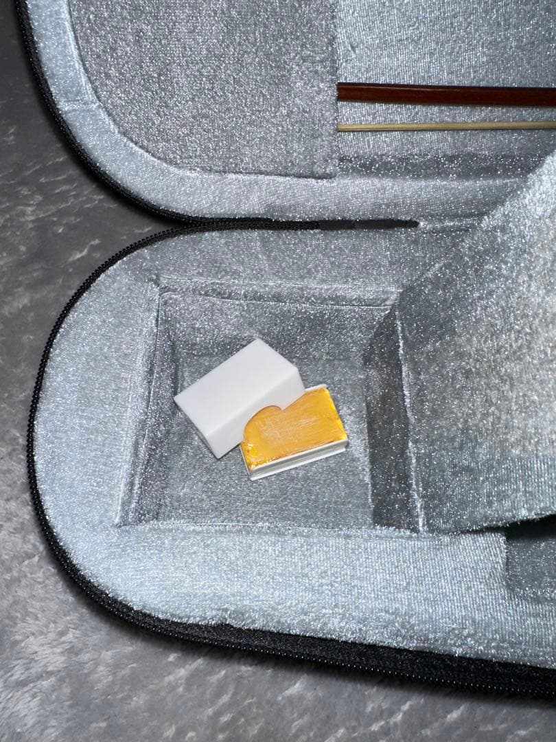 ammoon ホワイト バイオリン 本体とケース