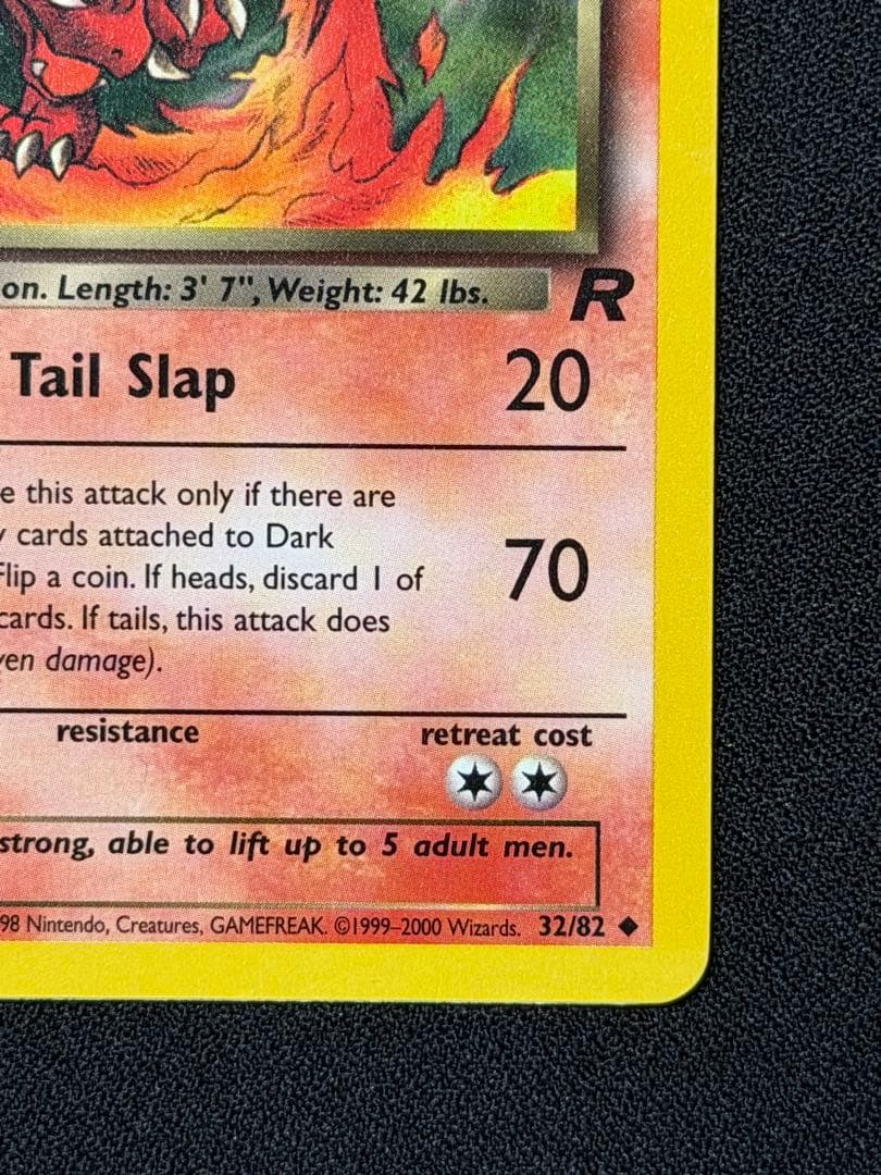 ヒトカゲ・リザード　英語版 Team Rocket 初版