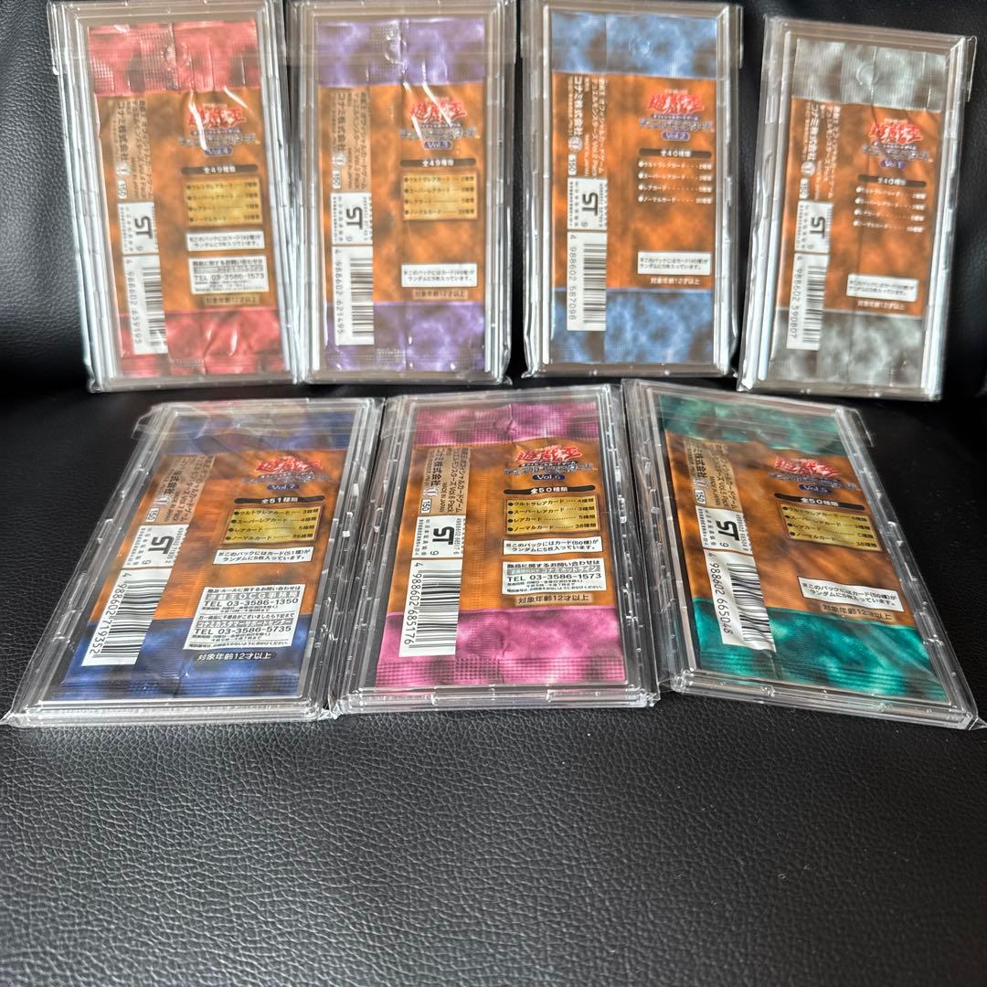 遊戯王OCG 初期未開封パック【vol.1〜7】セット販売