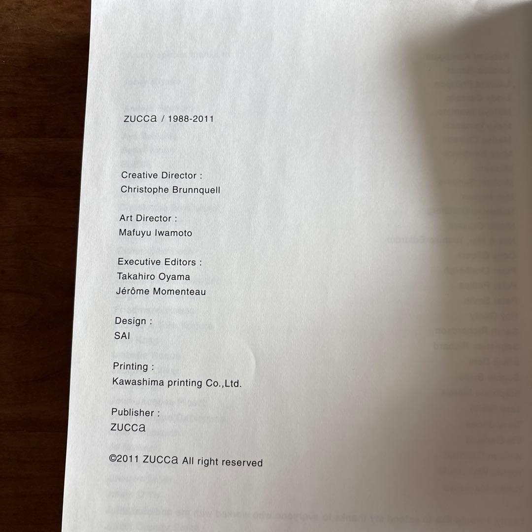 ___banzai様　　ZUCCA アートブック ZtoA 1988-2011