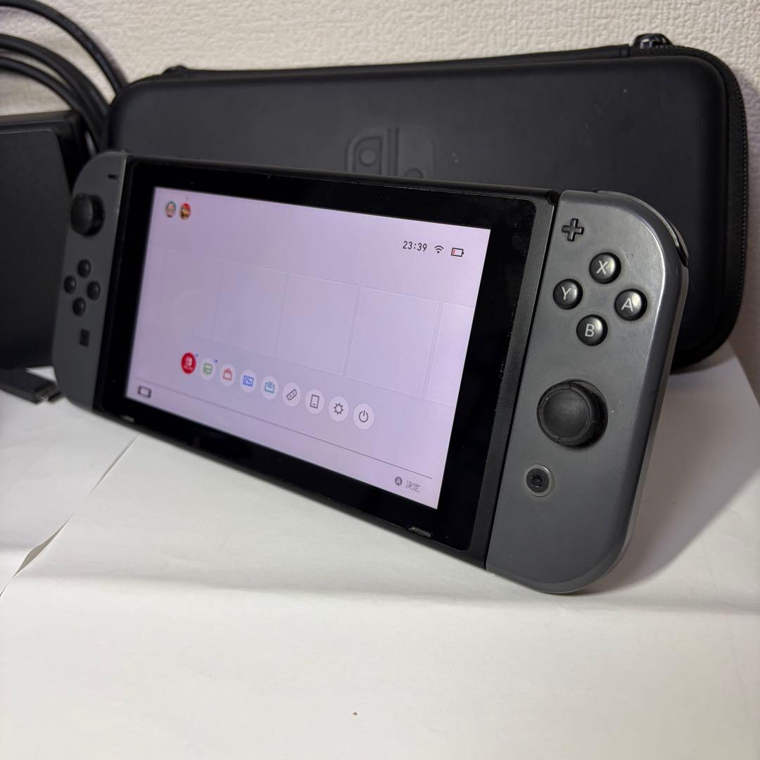 Nintendo Switch グレー 本体 充電器付き