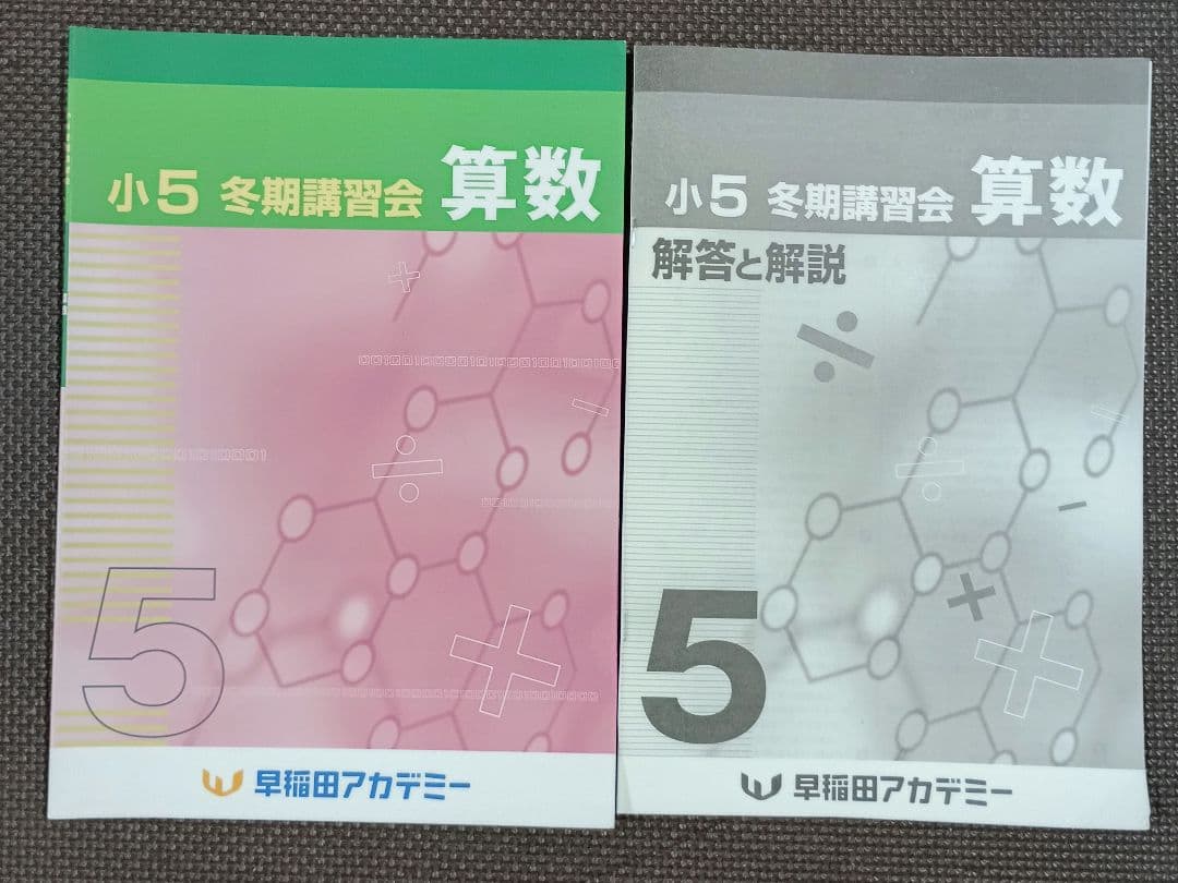 今だけオフ❗️ 小5 冬期講習 早稲田アカデミー 早稲アカ上位校5年生