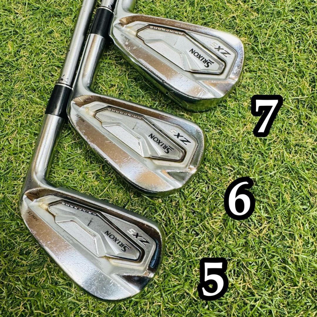 【初心者推奨】スリクソン ZX5 MKⅡ メンズアイアンセット 6本 S