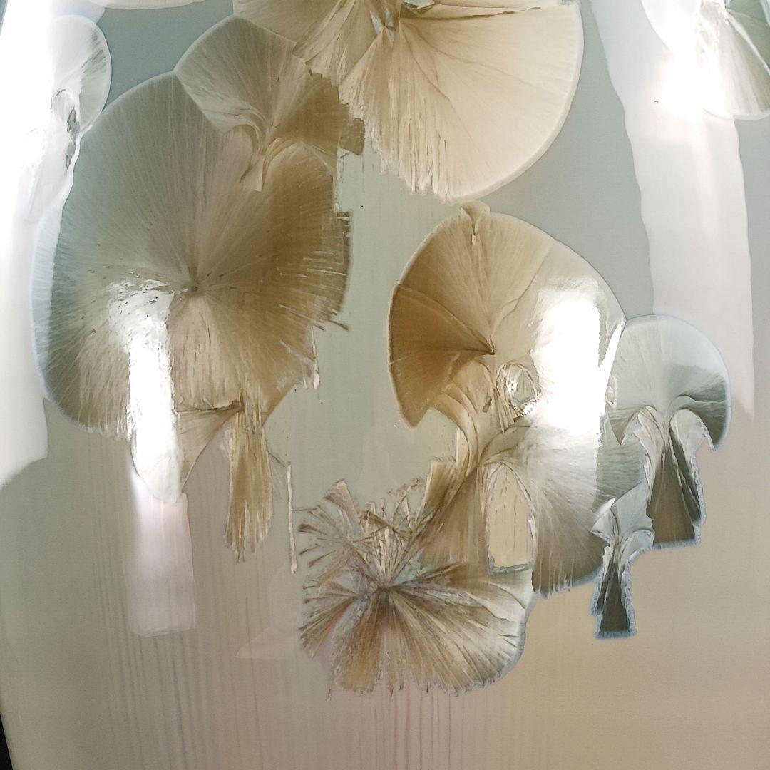 Y2596 中国美術 漢聲窯 林三江 結晶釉 神秘彩 壷 唐木台 箱