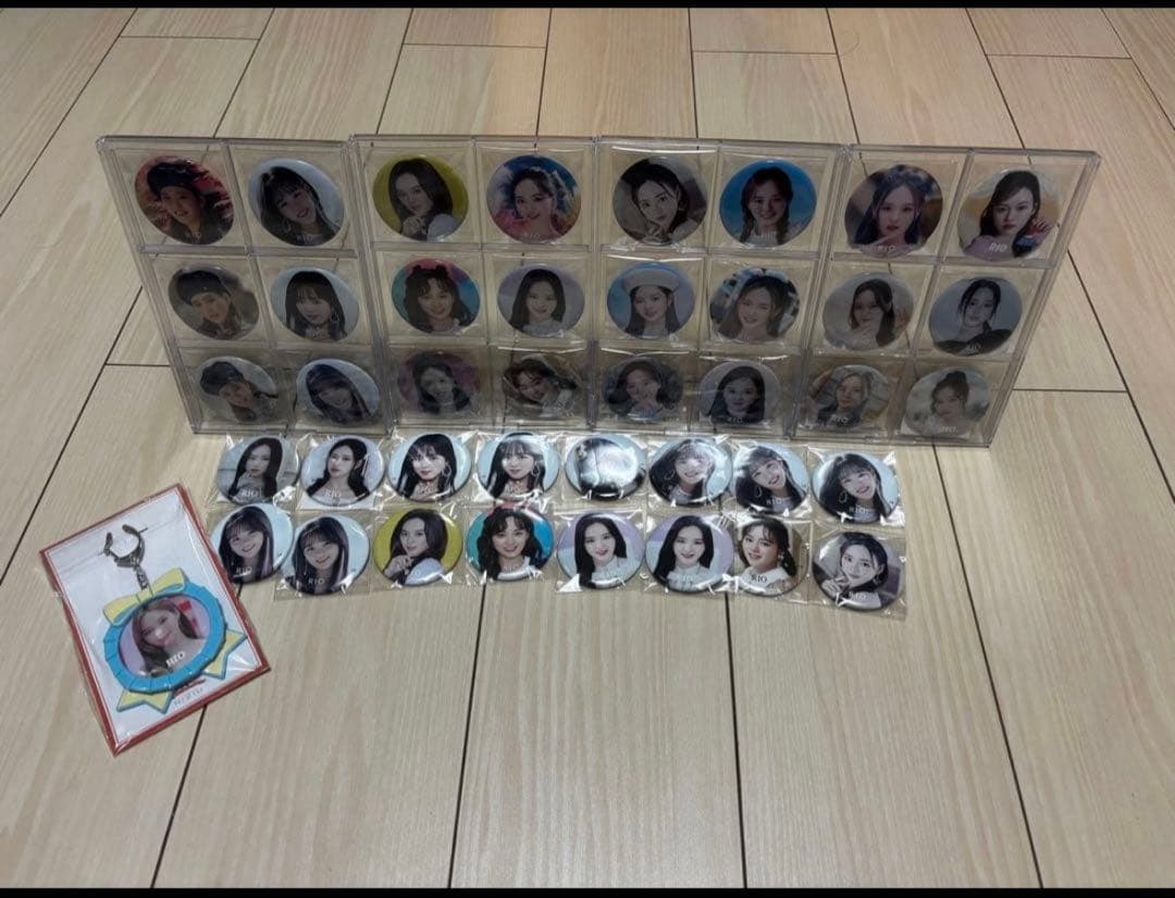 Niziu リオの缶バッジとNIZOO RIYOぬいぐるみセット