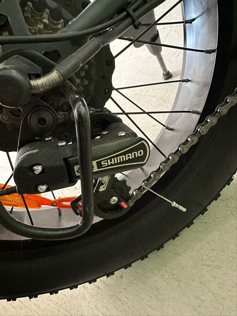 19 ファットバイク20インチ折り畳みビーチクルーザー自転車 F 7段変速